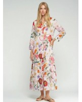 Vestido largo flores Vilagallo