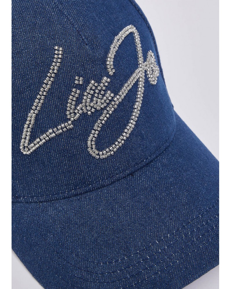Visera azul denim Liujo