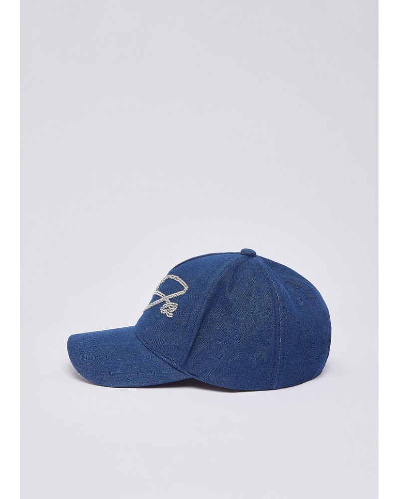 Visera azul denim Liujo
