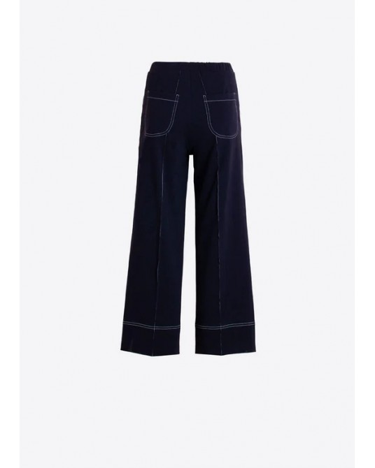 Pantalòn azul marino ancho Vilagallo