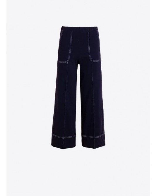 Pantalòn azul marino ancho Vilagallo