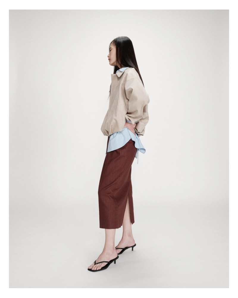 Chaqueta bomber crudo Grace and Mila