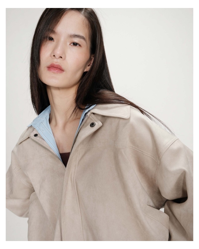 Chaqueta bomber crudo Grace and Mila