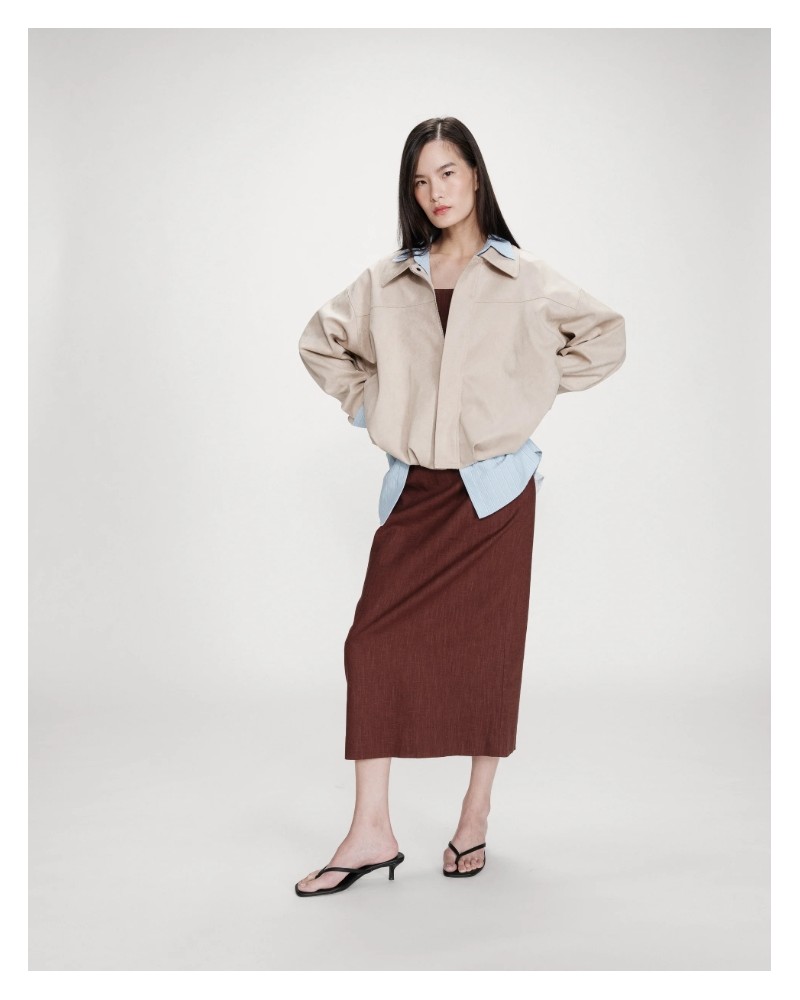 Chaqueta bomber crudo Grace and Mila