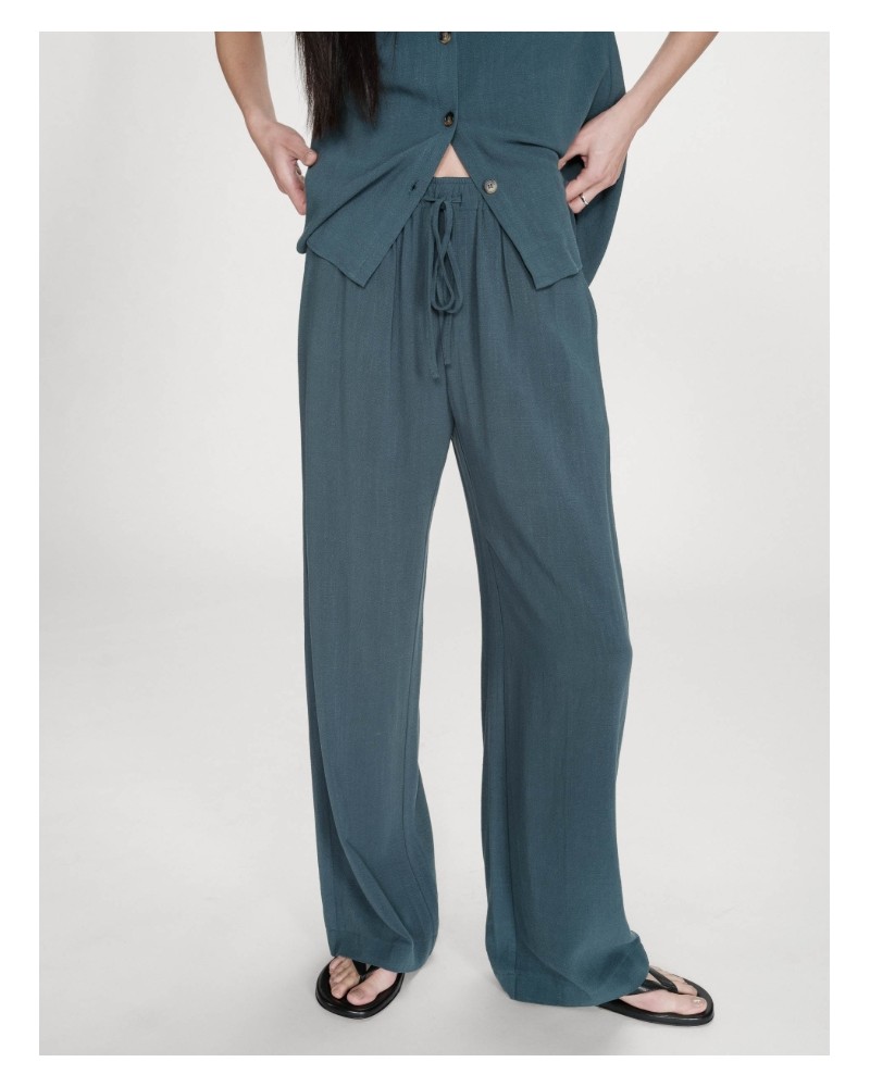 Pantalòn fluìdo cordòn cintura Grace and Mila