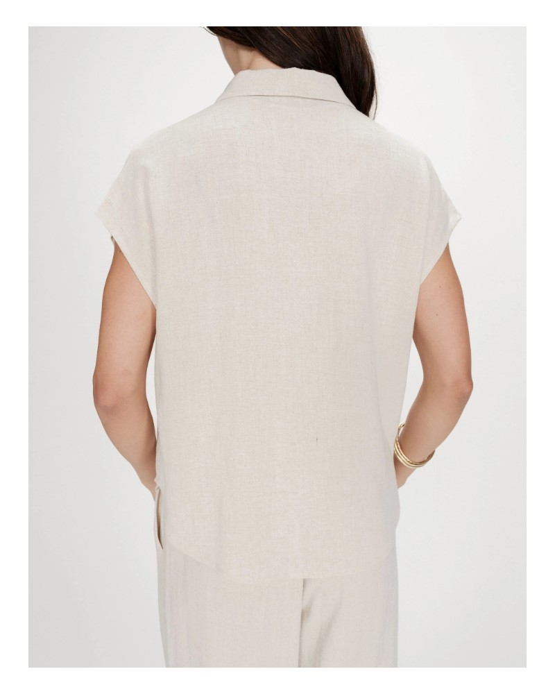 Camisa de lino manga corta Grace and Mila