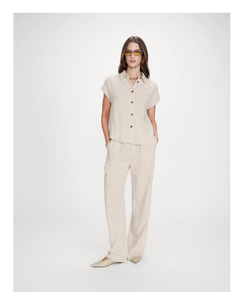 Camisa de lino manga corta Grace and Mila