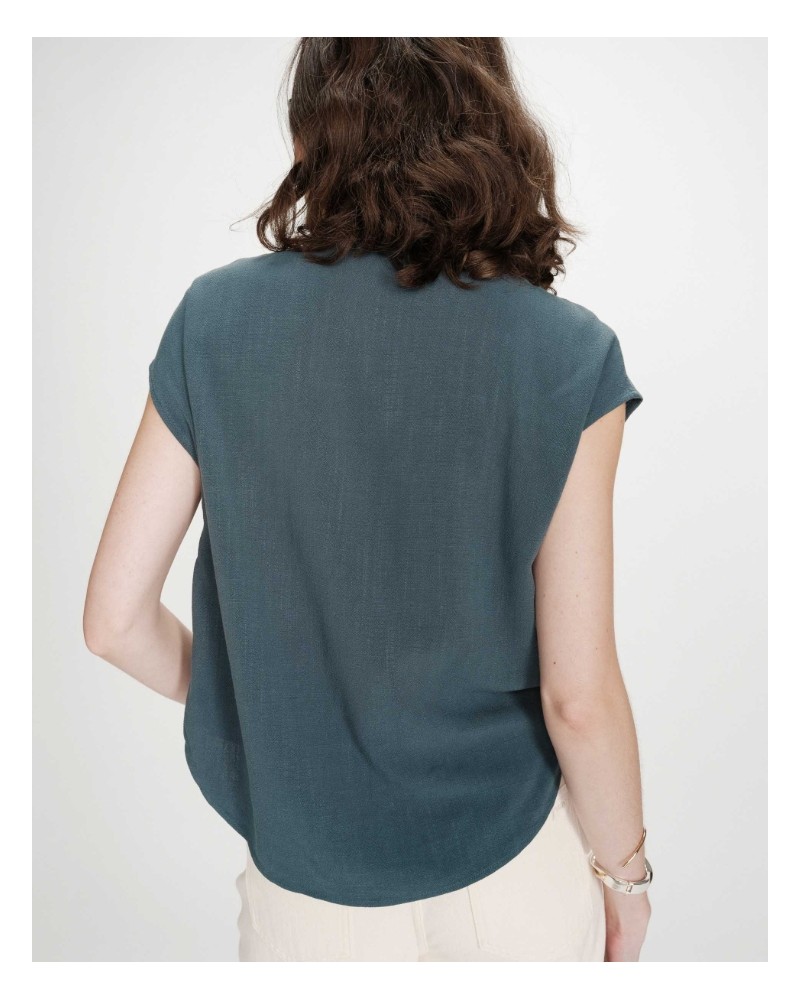 Camisa de lino manga corta Grace and Mila