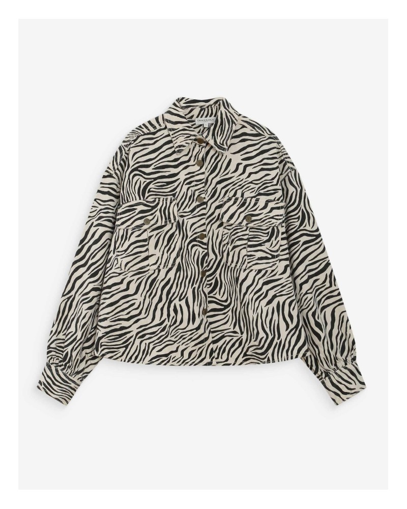 Chaqueta print cebra Grace and Mila