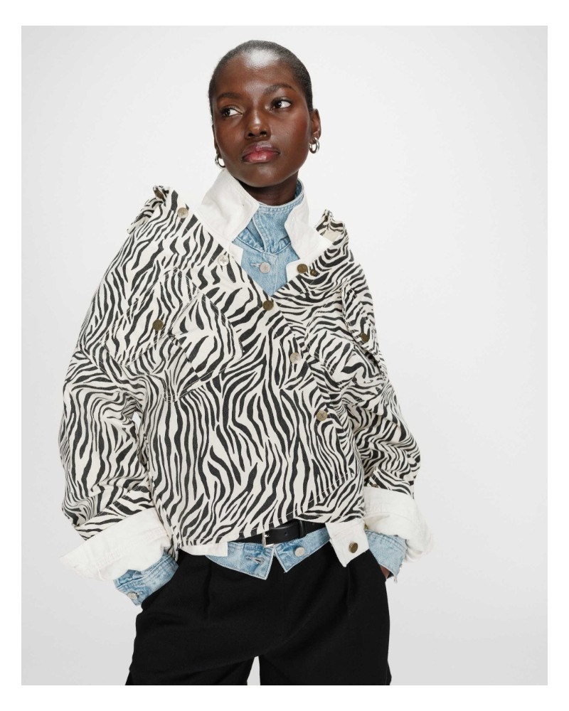 Chaqueta print cebra Grace and Mila