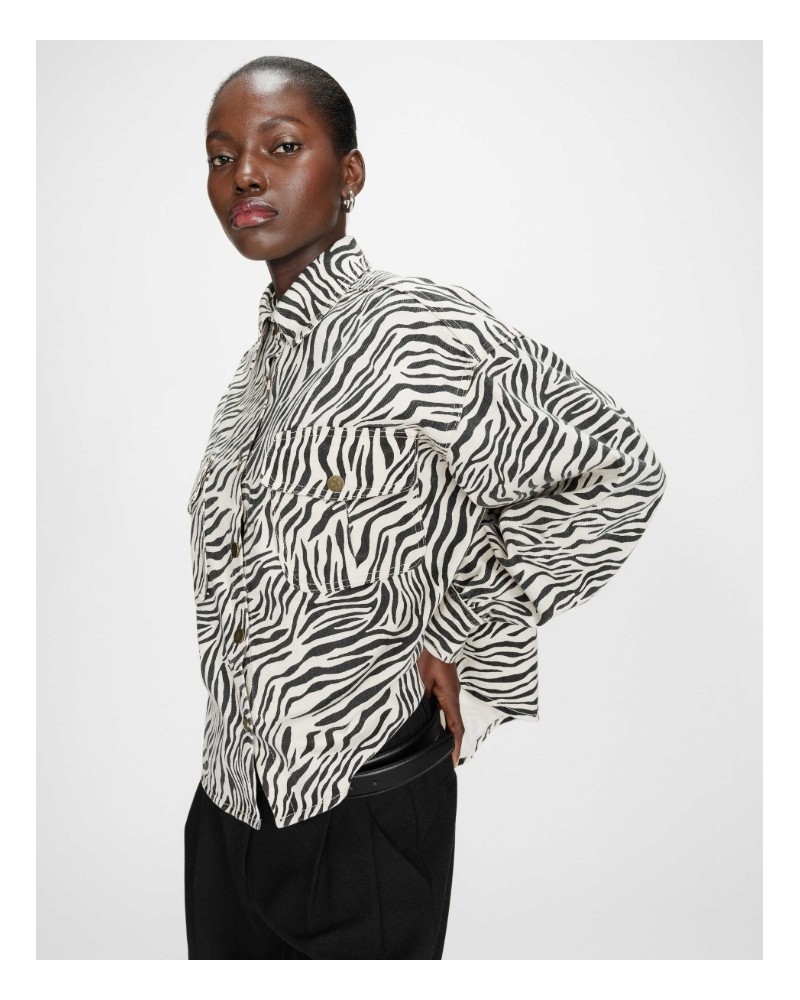 Chaqueta print cebra Grace and Mila