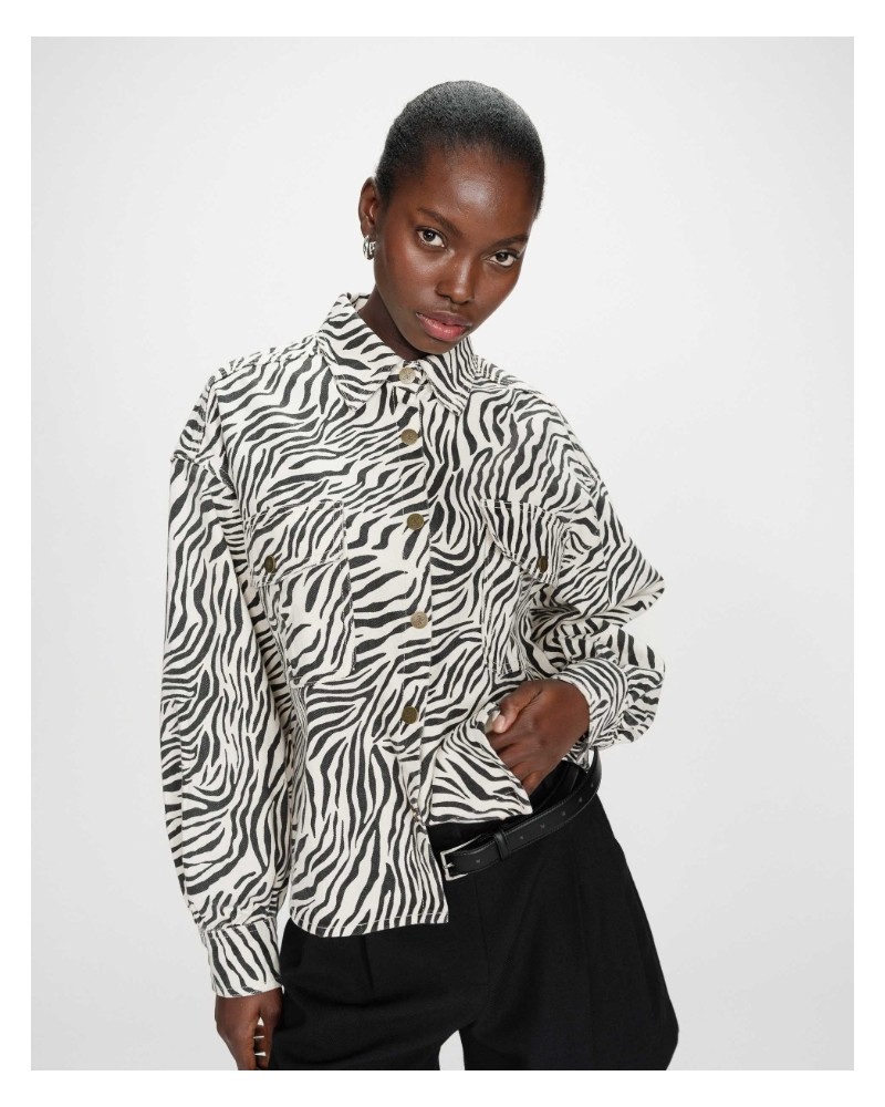 Chaqueta print cebra Grace and Mila