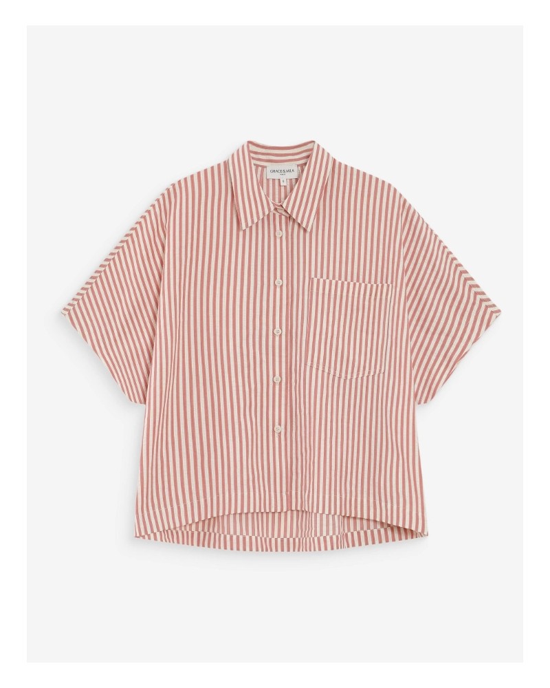 Camisa rayas ancha Grace and Mila
