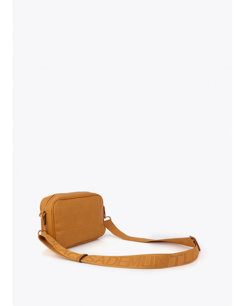 Bandolera pespuntes monograma Lola Casademunt