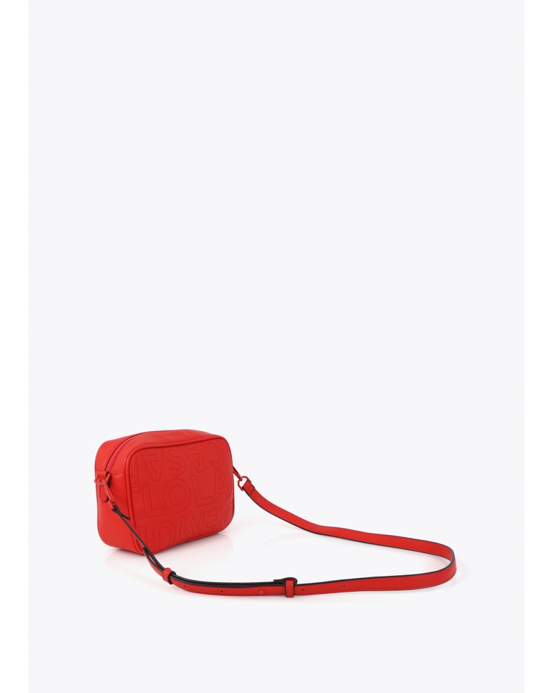Bandolera pespuntes monograma Lola Casademunt