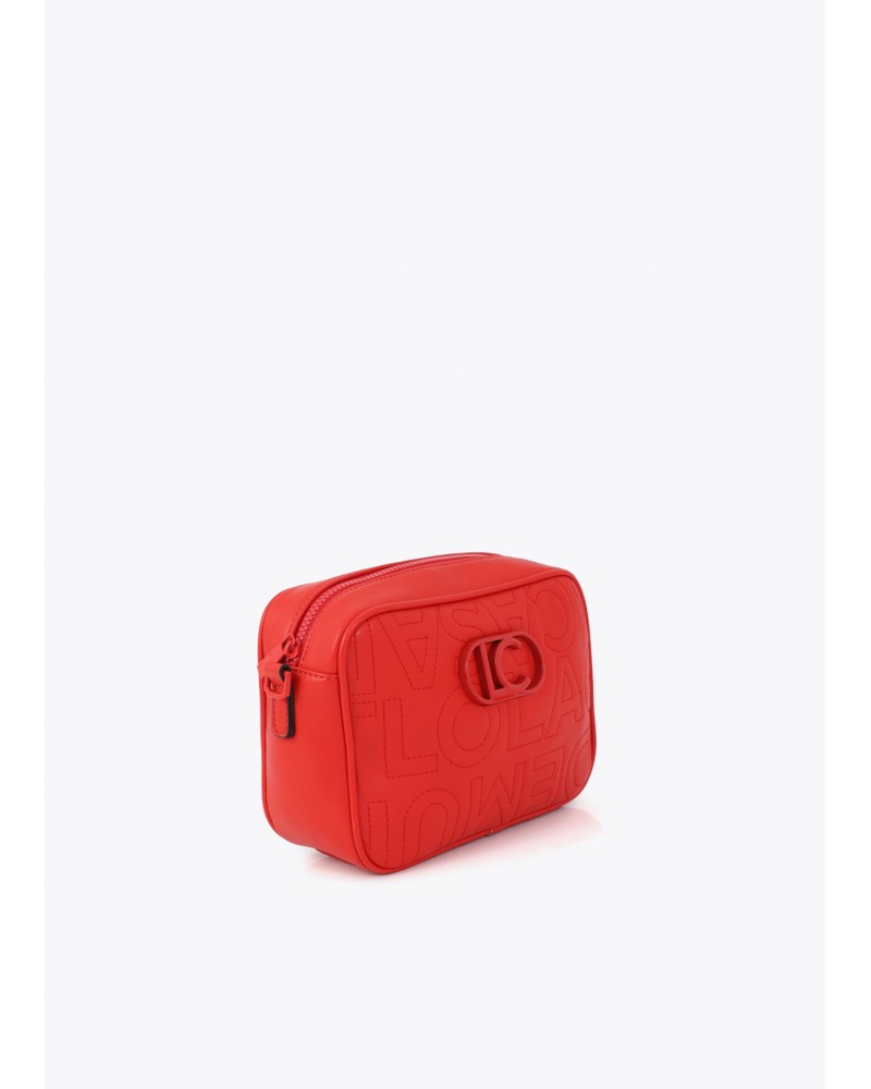 Bandolera pespuntes monograma Lola Casademunt