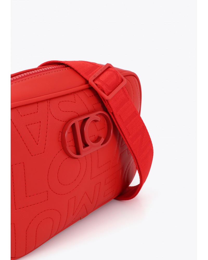 Bandolera pespuntes monograma Lola Casademunt