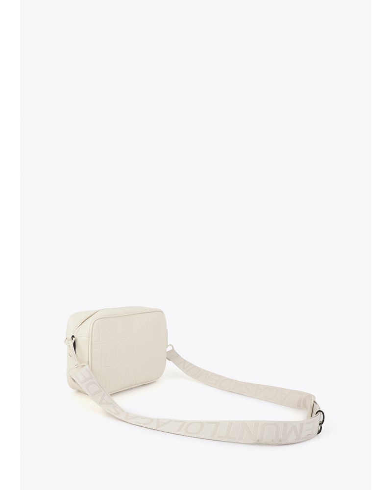 Bandolera pespuntes monograma Lola Casademunt