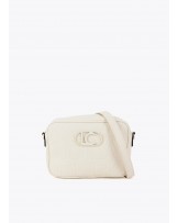 Bandolera pespuntes monograma Lola Casademunt