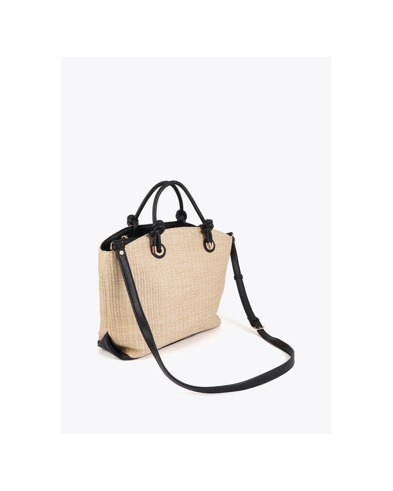 Bolso tipo capazo efecto rafia Lola Casademunt