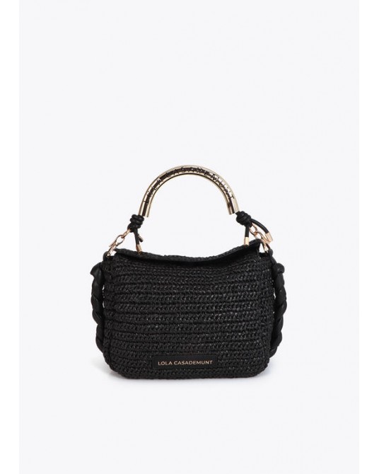 Bandolera rafia asa troquelada Lola Casademunt