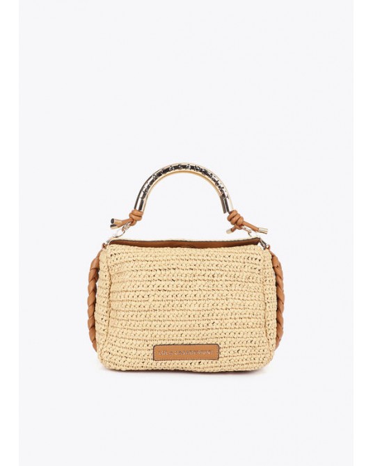 Bandolera rafia asa troquelada Lola Casademunt