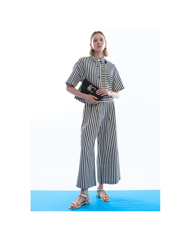Bolso rafia logo metal Lola Casademunt