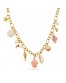 Collar acero charms conchas tortuga Anartxy