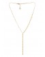 Collar corto acero colgante largo Anartxy