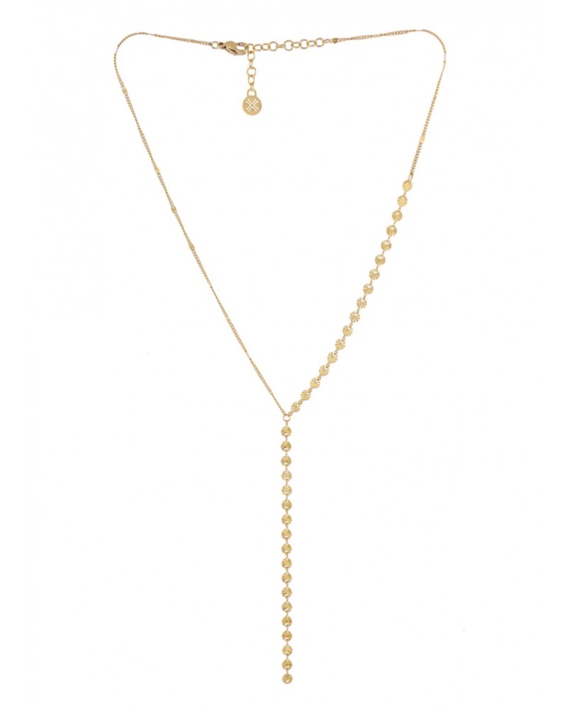 Collar corto acero colgante largo Anartxy