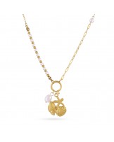 Collar charms y perlas Anartxy