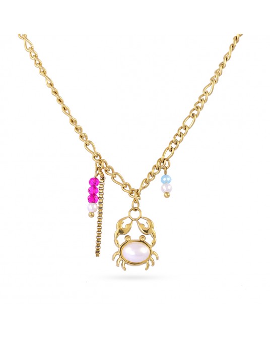 Collar corto acero cangrejo Anartxy