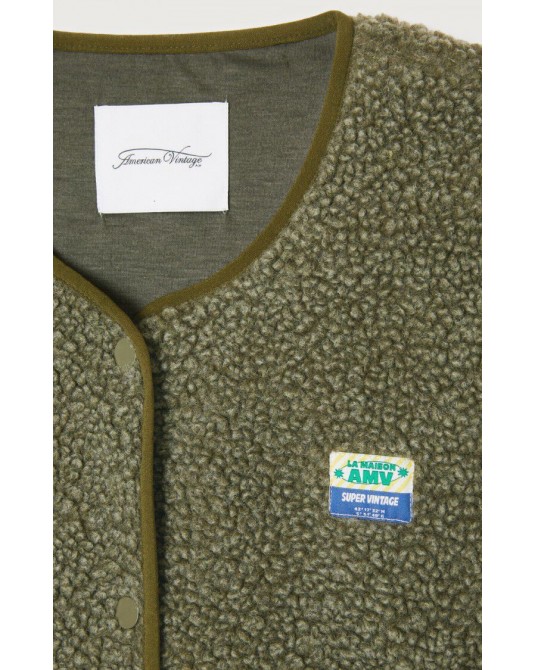 Chaleco Hoktown borreguiño American Vintage