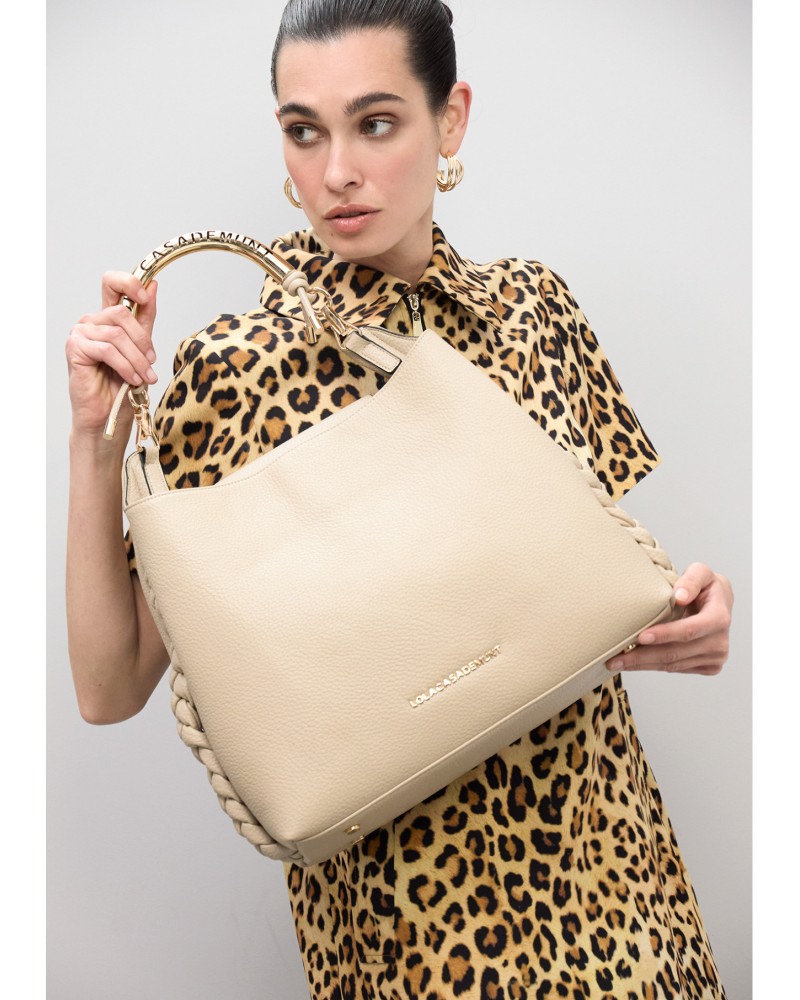 Shopper asa metálica troquelada Lola Casademunt
