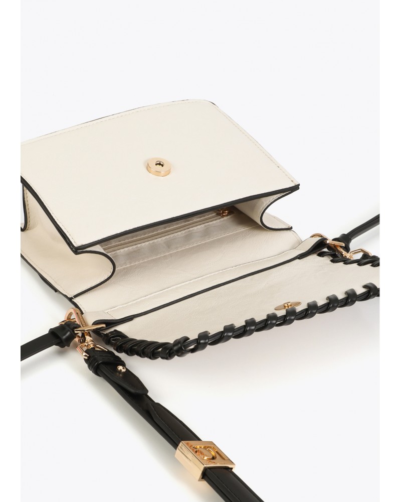 Bandolera detalle trenzado contraste Lola Casademunt