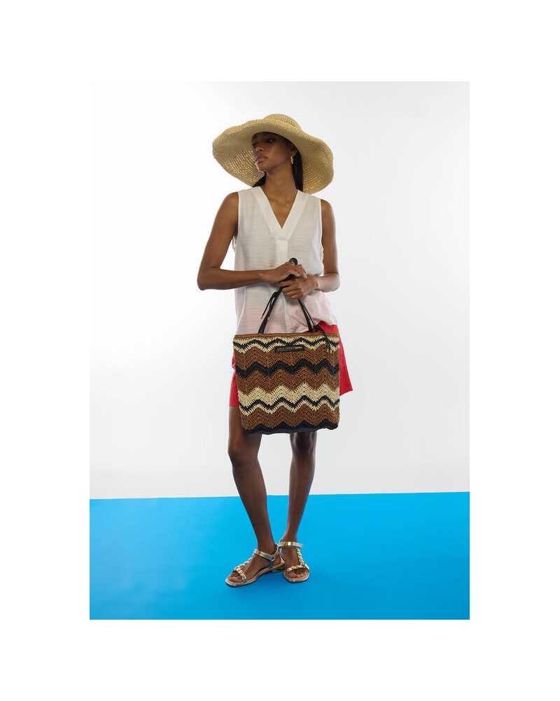 Bolso rafia espiga Lola Casademunt