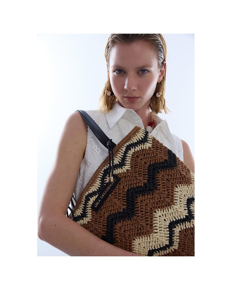 Bolso rafia espiga Lola Casademunt