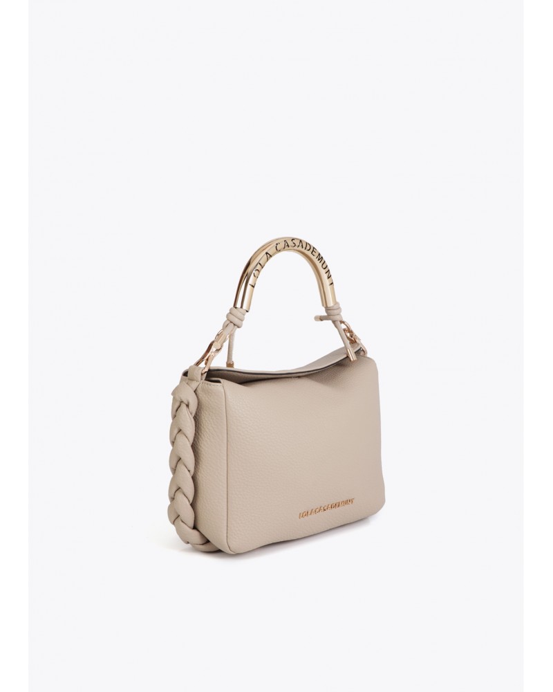 Bolso bandolera asa metálica troquelada Lola Casademunt