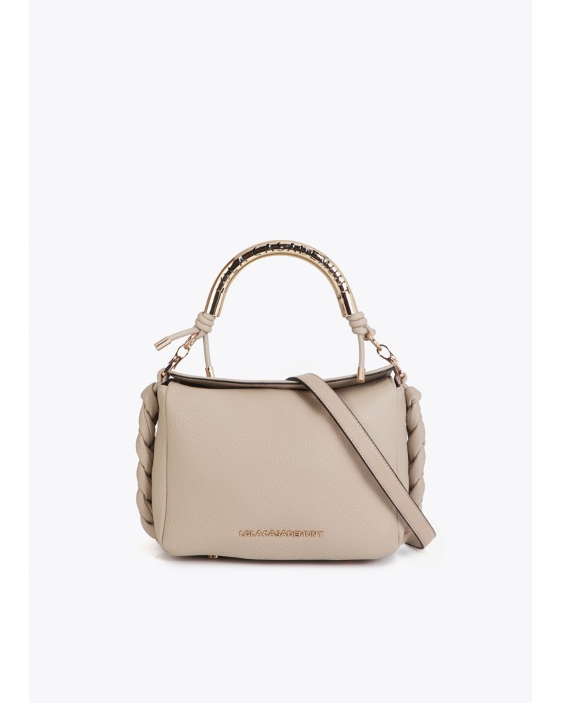 Bolso bandolera asa metálica troquelada Lola Casademunt