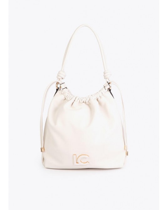 Bolso hobo logo LC forrado Lola Casademunt