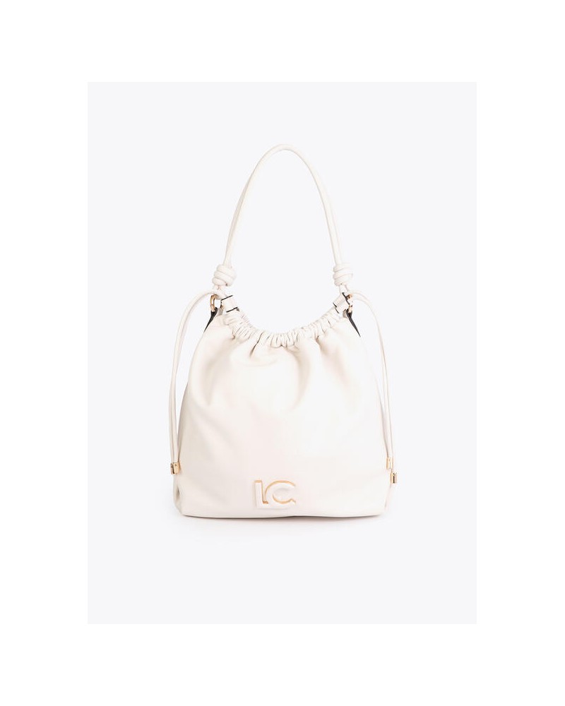 Bolso hobo logo LC forrado Lola Casademunt