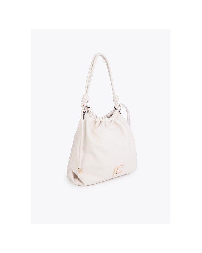 Bolso hobo logo LC forrado Lola Casademunt