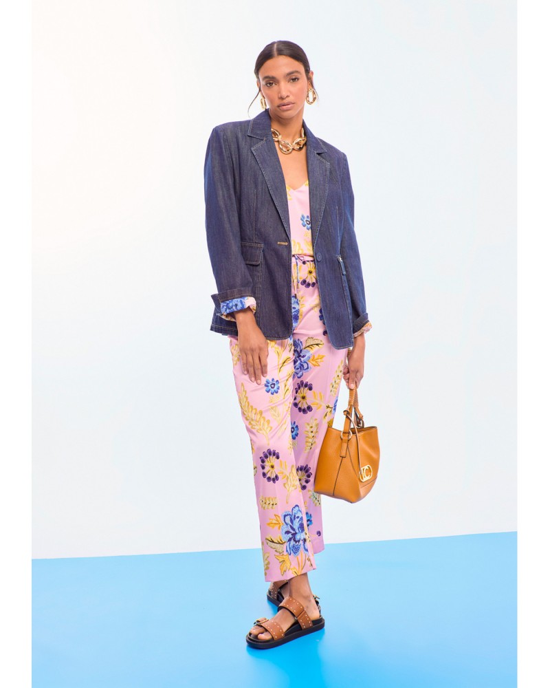 Americana denim entallada Lola Casademunt