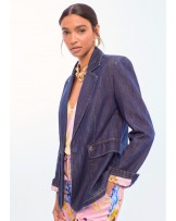 Americana denim entallada Lola Casademunt