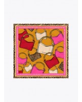 Pañuelo satinado bolsos de colores Lola Casademunt