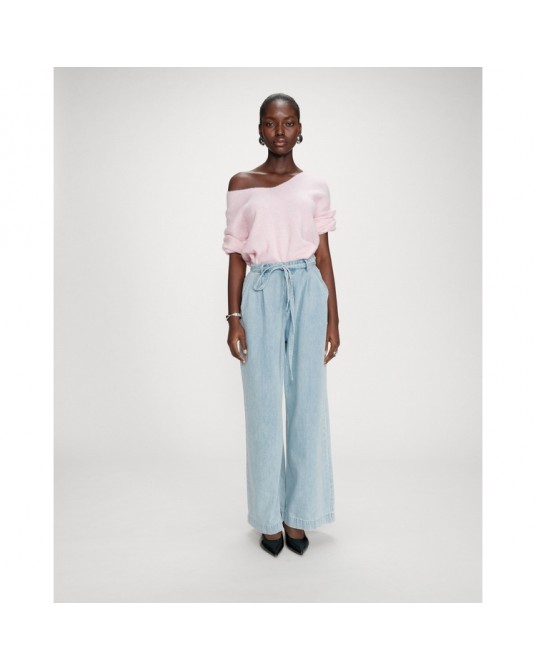 Pantalòn denim fluìdo Grace and Mila