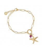 Pulsera estrella de mar de acero de Anartxy