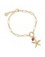 Pulsera estrella de mar de acero de Anartxy
