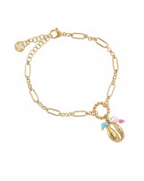 Pulsera concha en acero Anartxy