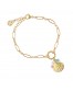 Pulsera concha vieira acero Anartxy